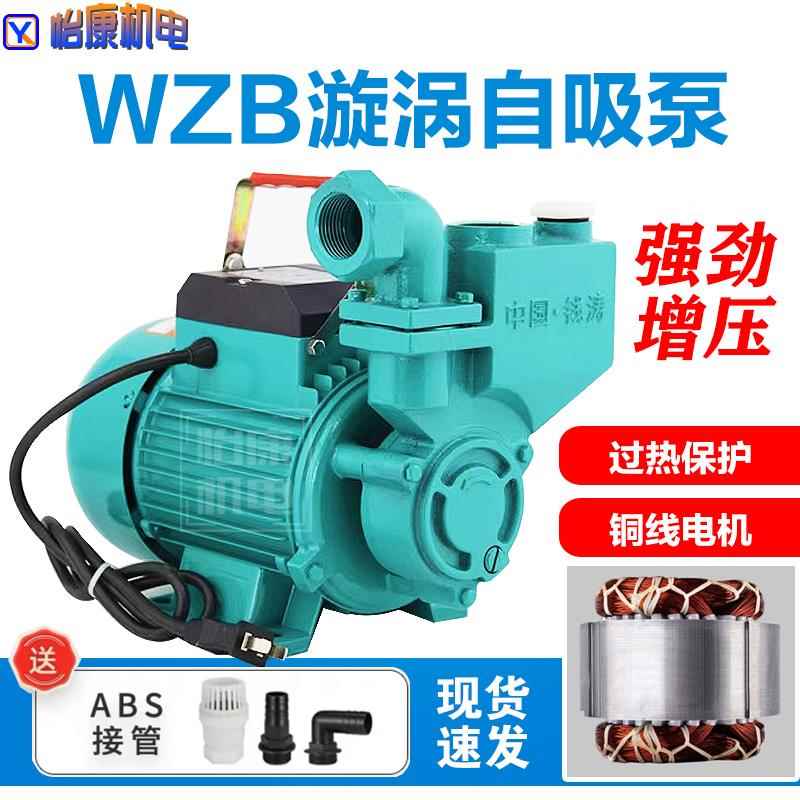 钱涛WZB漩涡式自吸泵 全自动冷热泵 家用220V高扬程自来水增压泵