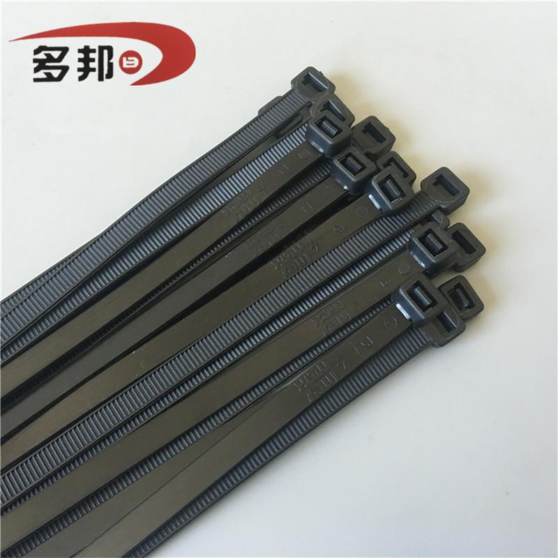 捆尼403龙扎带厂家直销标8x55mm250国条0黑色白色绑带扎线带束线