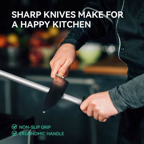 Diamond Carbon Steel Knife Sharpener Rod Sharpening Stick