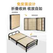 午12333休折叠床便陪护家用叠加床单人郑州简易实木床携办公折室