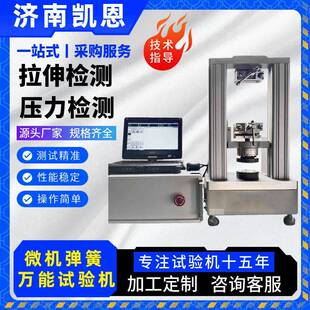 电子弹簧拉伸压缩试验机500N双柱微机抗拉压强度弹簧压力测试仪