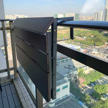 创意可折叠吧台桌 家用小户型  悬挂阳台吧台  实木靠窗阳台挂桌