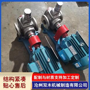 厂家供应YCB5/0.6系列圆弧齿轮泵不锈钢圆弧齿轮油泵输送泵/