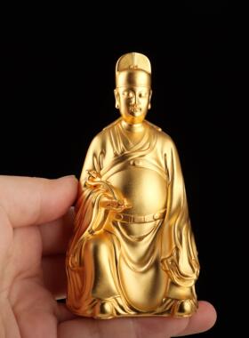 铜文昌帝君佛像文曲星文昌星铜像小佛像家居风水装饰摆饰