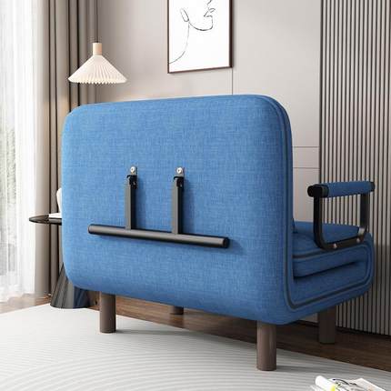 懒人发办沙公室午休折叠可沙发床多色可躺XDG坐沙发发床简约折叠