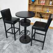 酒散椅台酒177吧桌组合复古吧简约高脚桌静吧清KTV靠墙吧台吧现货