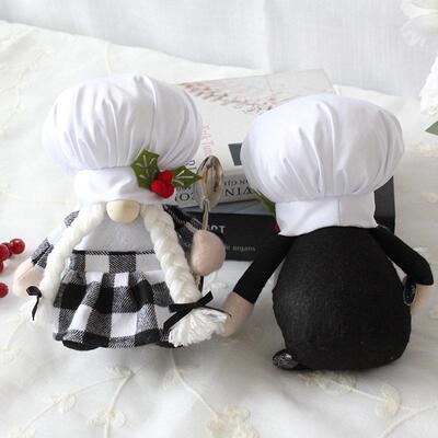 Christmas decorations Dwarf Chef doll Chef's Day doll
