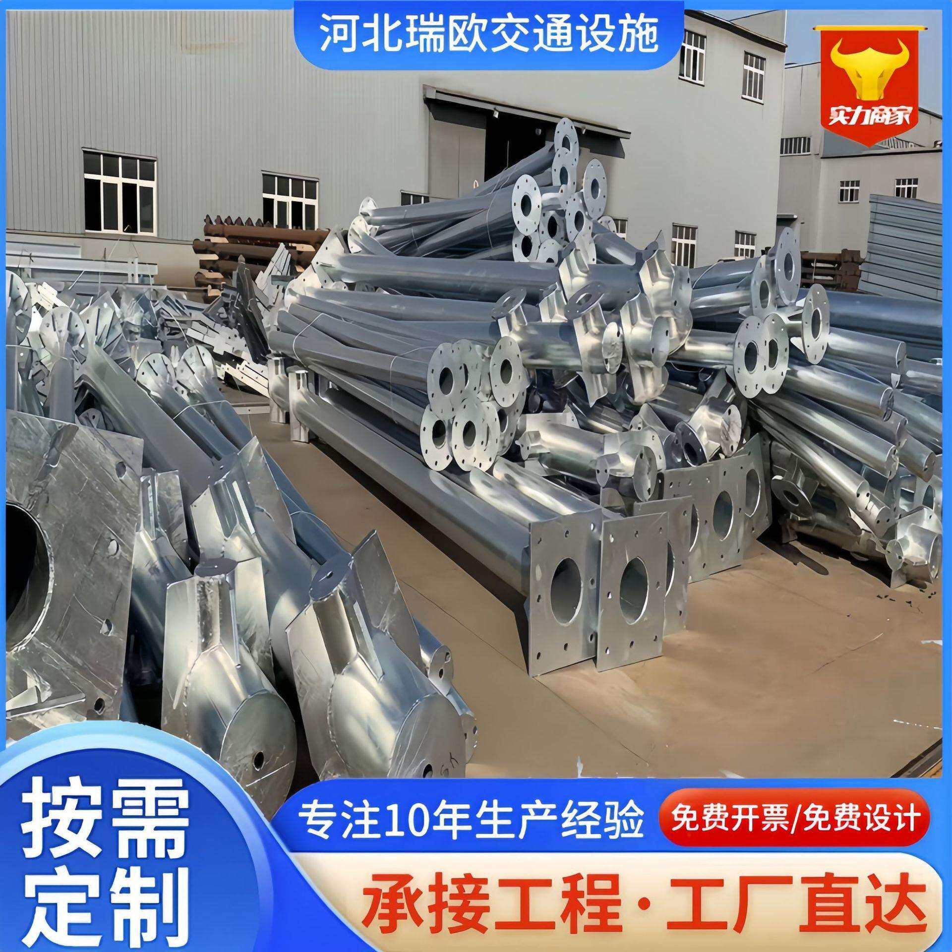 多柱型标志杆厂家单悬臂多悬臂型交通标志杆道路交通立柱限高杆