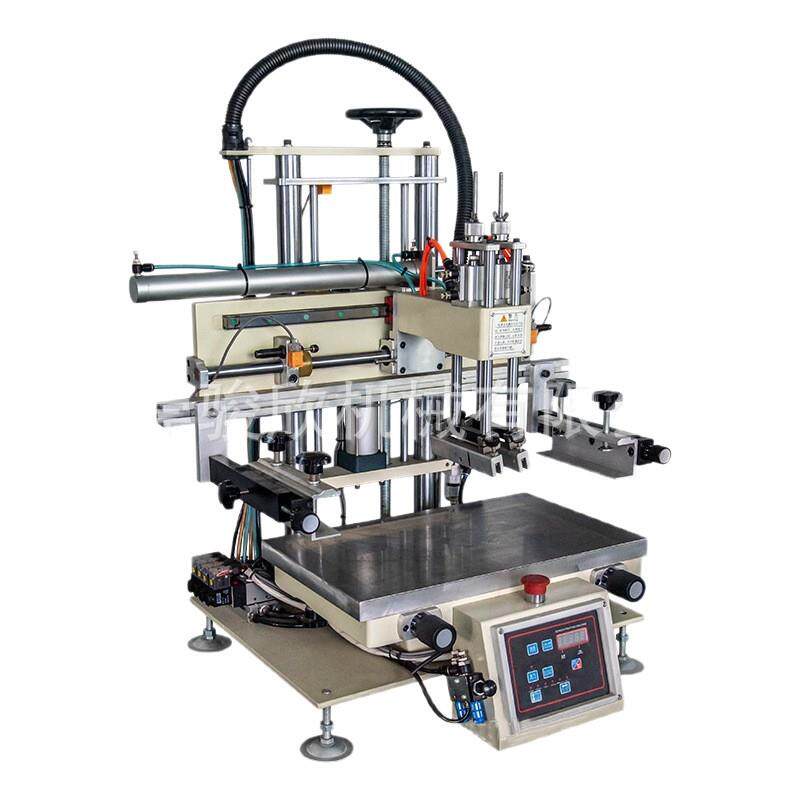 4060台式平面丝印机塑料布料印花机单色带吸风半自动金属