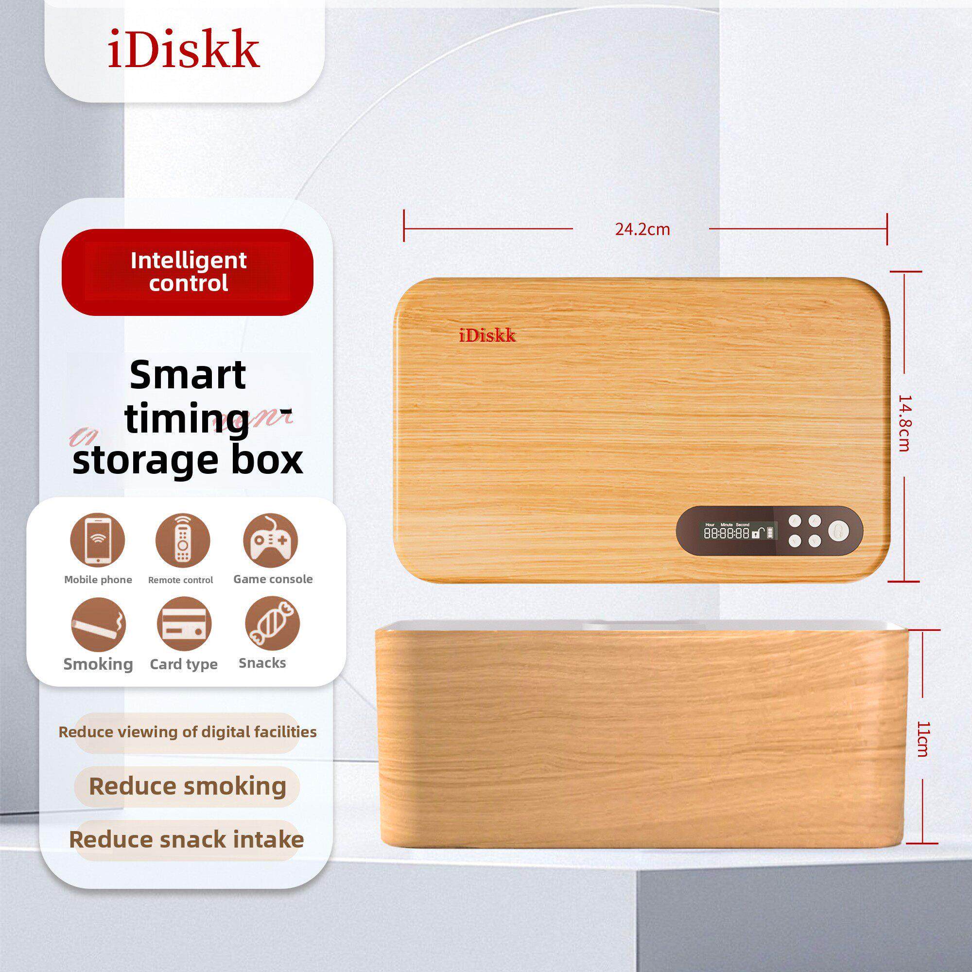 Idiskk桌面时间存储盒手机自律锁盒时间管理神器反电子游戏成瘾