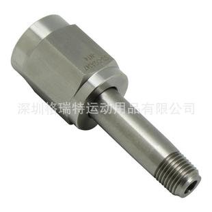 CGA347钢瓶转接头大气瓶充小气瓶不锈钢充气接头1 4NPT外螺纹接口