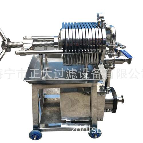 直销15t板框过滤器大流量板框过滤器供应方形不锈钢板框过滤器
