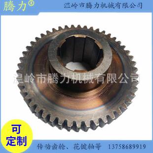 传动轴等 螺旋伞齿 数控机床机械配件齿轮EL6140 2035L另有尾主轴