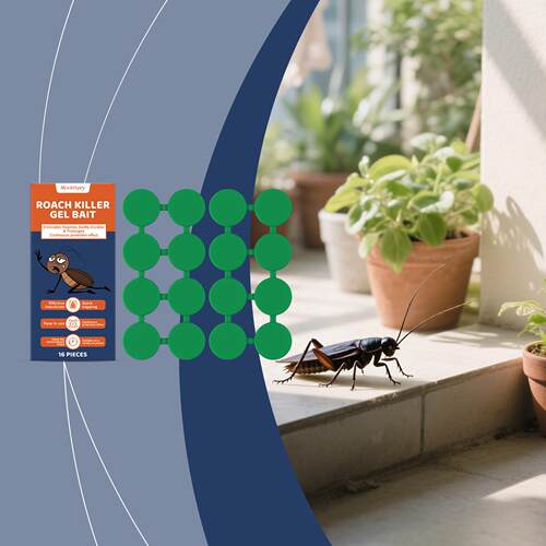MOONSPRY Cockroach Bait Station - Effective Indoor Cockroach