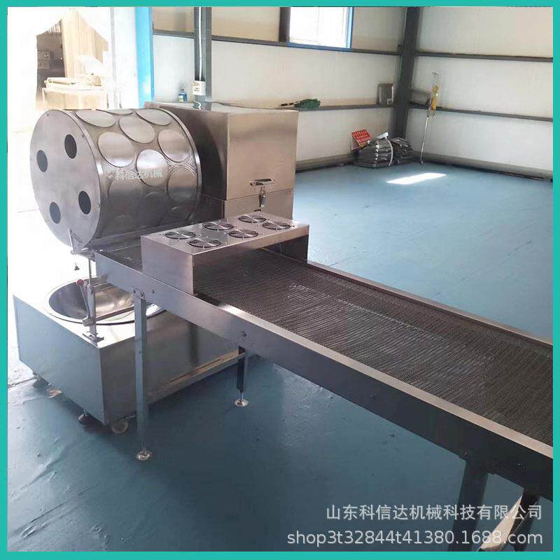 全自动千层蛋糕皮机自动春卷皮机一机多用烤鸭饼机厂家直销