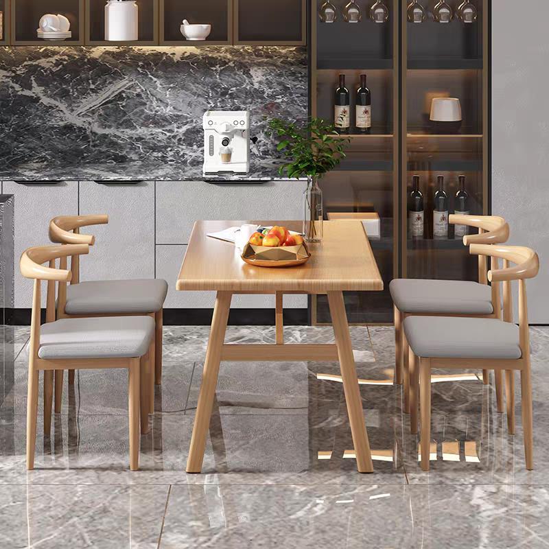 简约商用快餐桌椅组合奶茶汉堡店小吃饭店面馆现代家用小户型餐桌