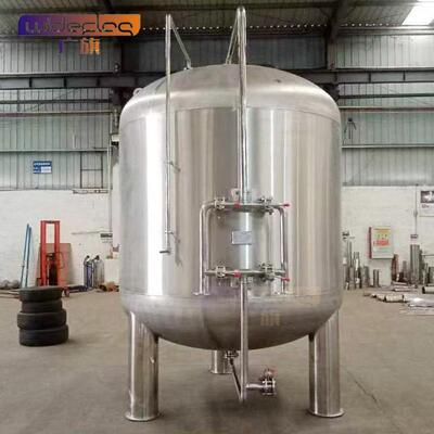 生产厂家全自动罐式石英砂过滤罐山泉水水库水河水净化过滤器