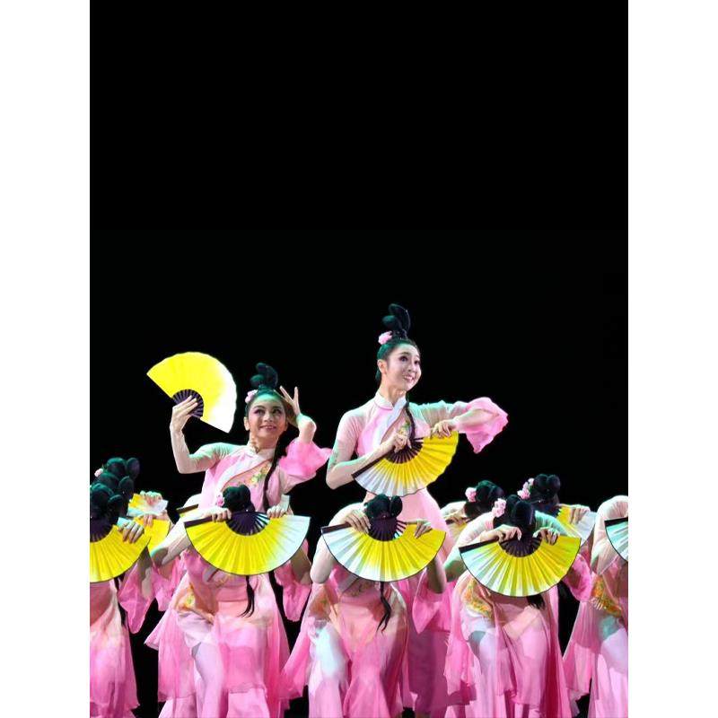 新醉春风粉墨花旦扇中式古典舞梯度舞剧解说剧折扇