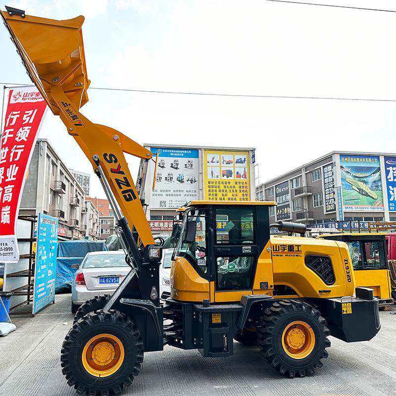 建筑工程用小型装载机可以进地下室的铲车另售抓木机