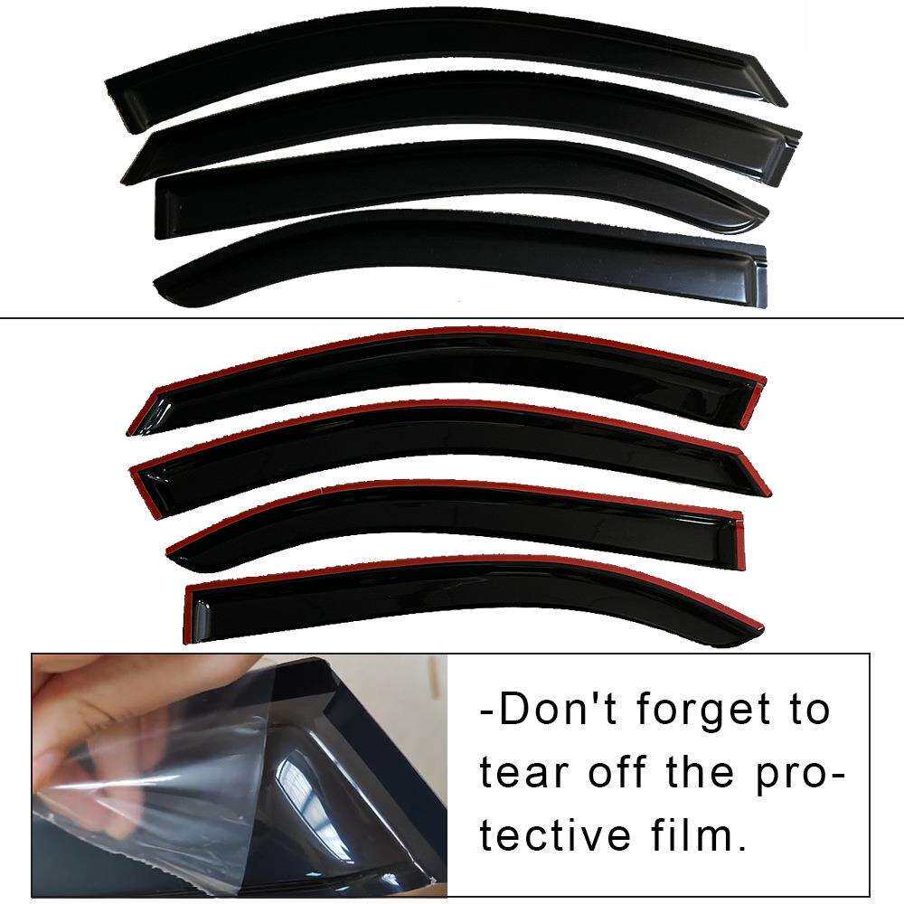 适用MERCEDES-BENZ S-CLASS W220 2000-2006晴雨挡侧窗导流板加厚