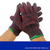 劳保手套工作耐磨工机修人白色耐防护纱线加厚防护作业棉纱手套