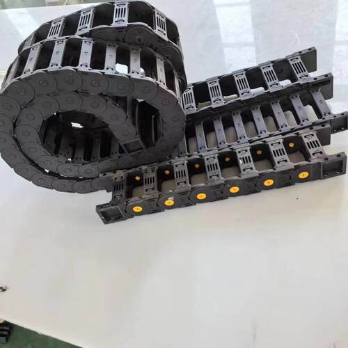 JFLO全封闭机械机床电缆保护链工程塑料尼龙防护链条拖链