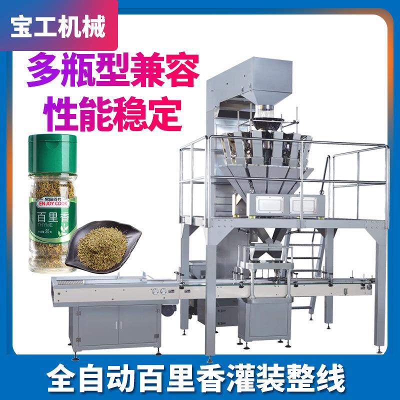 全自动定量粉末调味料罐装机百里香灌装机粉末粉剂瓶装灌装机