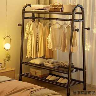 挂衣架卧室衣架家用衣帽架宿舍阳台衣架杆挂衣服架 晾衣架落地立式