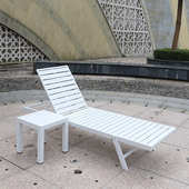 铝合金床沙滩椅庭院花园阳台休闲泳池防水防晒防腐单人沙发温泉椅