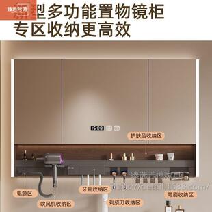 臻选卫生间中古风胡桃木中式实木浴室柜组合陶瓷一体盆洗手台套装