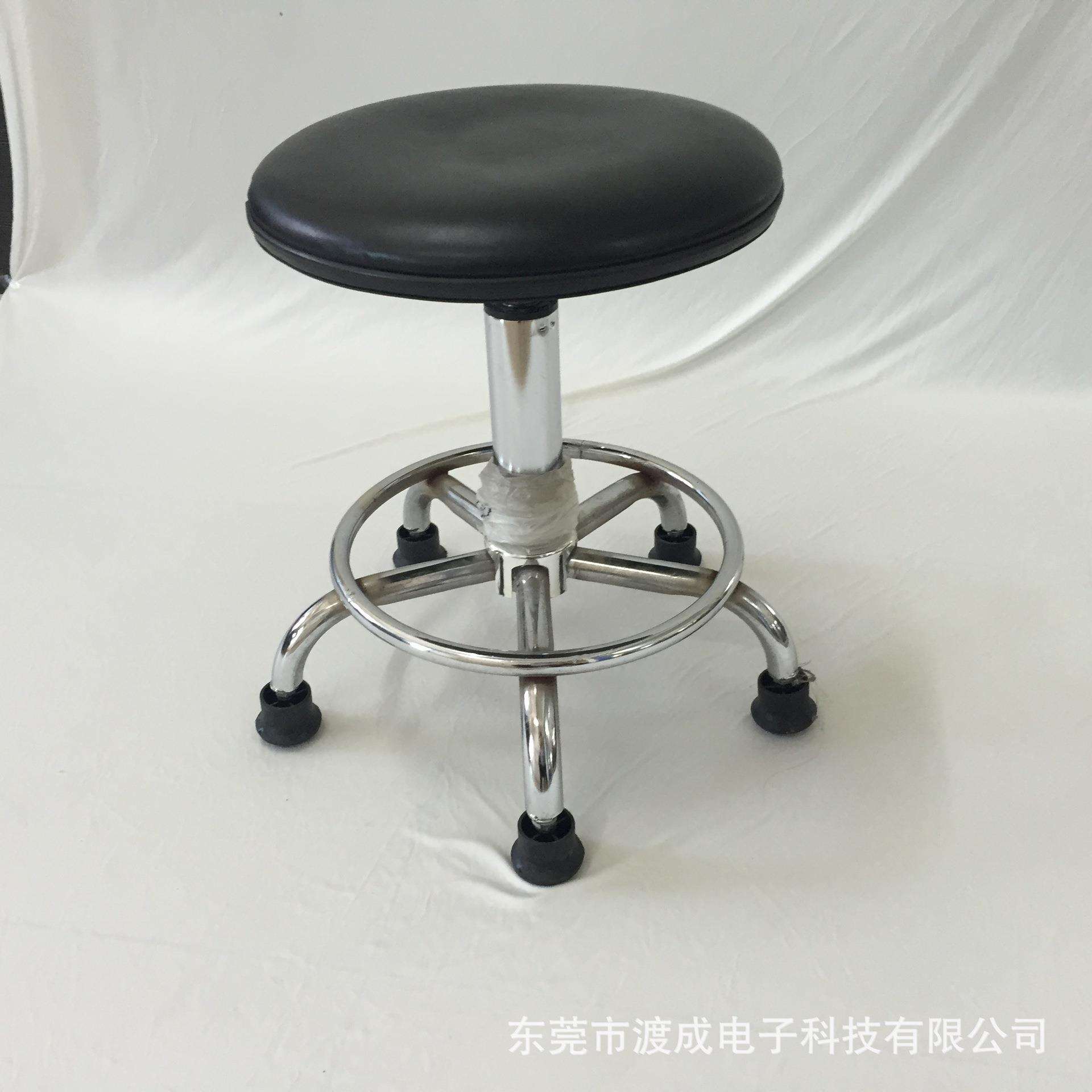 防静电升降圆椅smt车间员工椅流水线工作椅不锈钢升降椅包邮