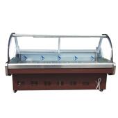 熟食卤菜商用冰柜卧式 鸭脖凉菜冷藏保鲜展示柜透明玻璃直冷风冷