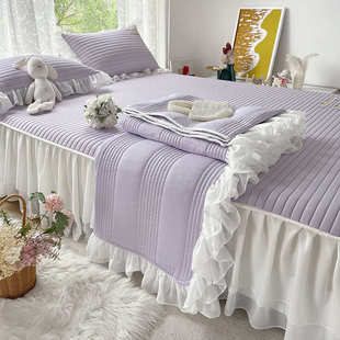 床凉席乳胶四席裙水洗三件套被丝批发夏风款 可冰zz8n件套公主新款