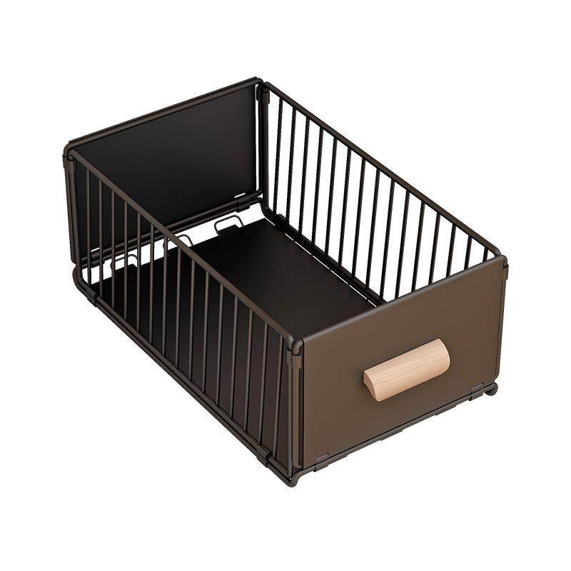 下水槽橱柜内抽屉拉篮置物架厨房分层收纳放调料碗碟抽拉式储物盒,厨房/烹饪用具,抹布架/厨房清洁收纳架,淘宝优惠券,粉丝福利购,淘宝优惠卷