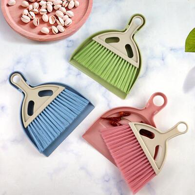 Mini Desktop Broom and Dustpan Set for Home, Bedroom, and Of