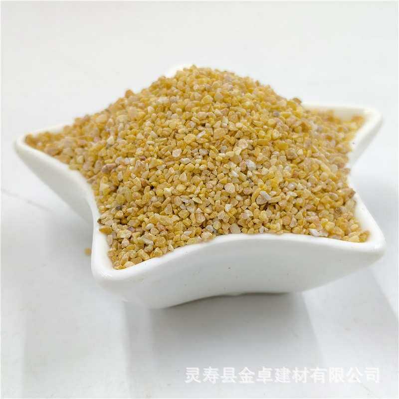 供应过滤水族造景天然彩砂沙滩瓷砖烧结彩砂10-20目厂家批发现货