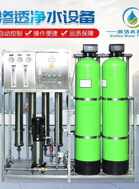 配套锅炉蒸汽发生器工业RO反渗透纯水机去离子水1吨商用净水设备