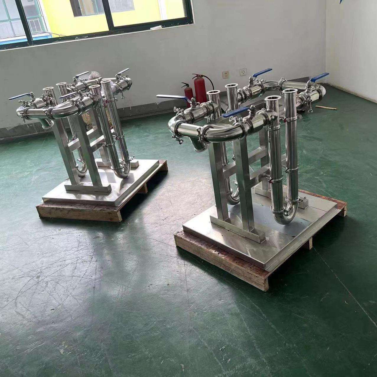 管道除铁器高斯磁棒除铁器磁性过滤器除铁车可移动式除铁小车