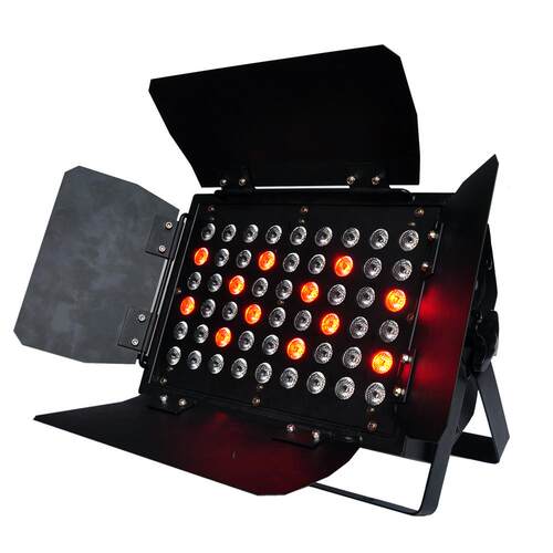 LED染色舞台灯 54颗3W红绿蓝白LED灯珠 酒吧婚庆舞台投光灯