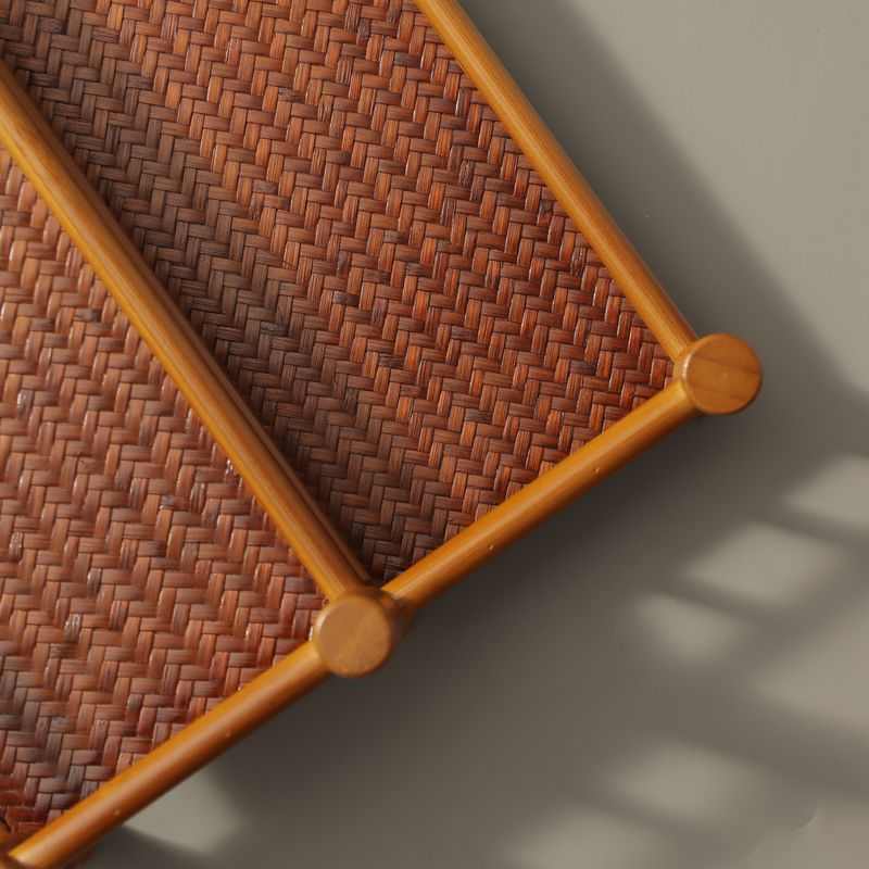 楠竹棒手工双层茶杯架 席面带围茶杯架子茶具收纳架配件功夫茶架