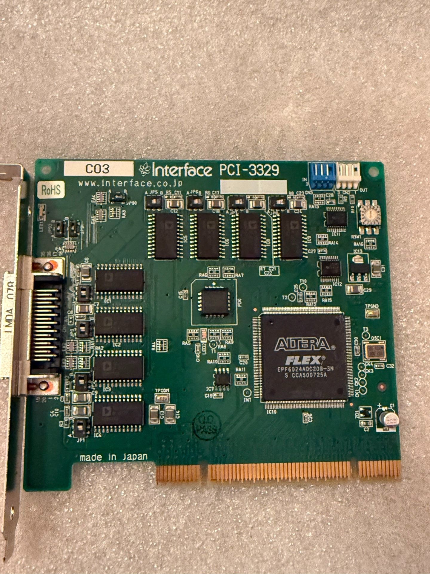 Interface PCi-3329采集卡