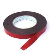 红膜黑棉高粘泡棉双面胶 粘贴海绵胶带泡沫棉黑色 广告kt板汽车绵