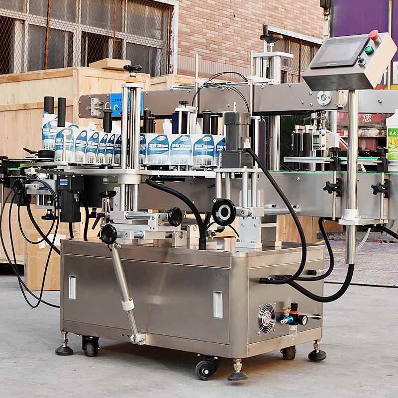 贴标机全自动双面标不GAQ塑料产品圆瓶饮贴料自动胶贴标干机