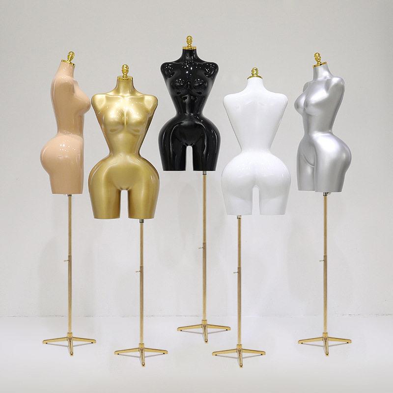 bbl人体模型大码模特假人展示架欧美人台服装店金色全身女装人模