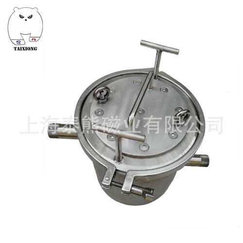 不锈钢磁性过滤器 流体除铁器 磁性管道除铁器 浆料管道除铁磁棒