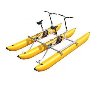 水上脚踏自行车双人船艇充气艇户外景区单车登山野营旅行