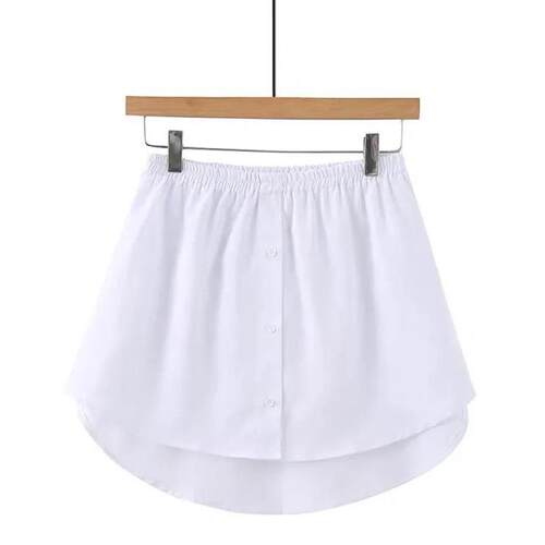 Fake hemline hoodie, inner hemline skirt, base skirt, half
