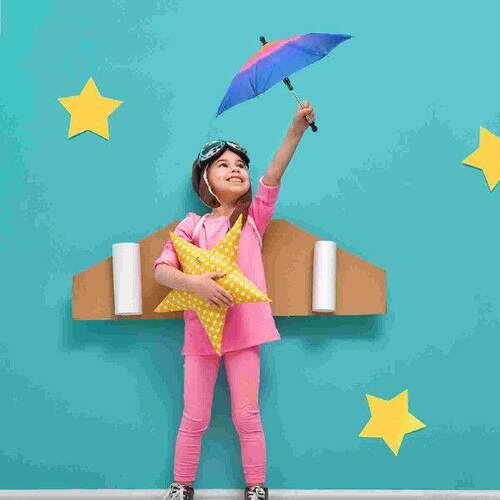 Prop Umbrella Funny Magician Umbrellas Polyester Toys for