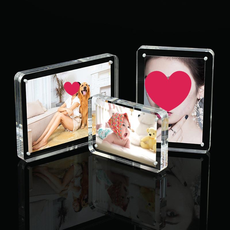 横F76S955H竖通用相框亚克长力透明意宝宝约儿童方形圆角简个性创