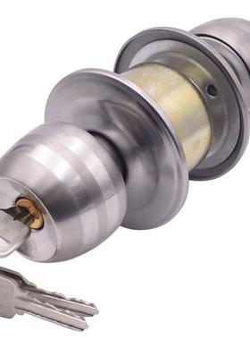 永固门锁 乐居五金 三级球形门锁 闭锁D102SS不锈钢拉丝